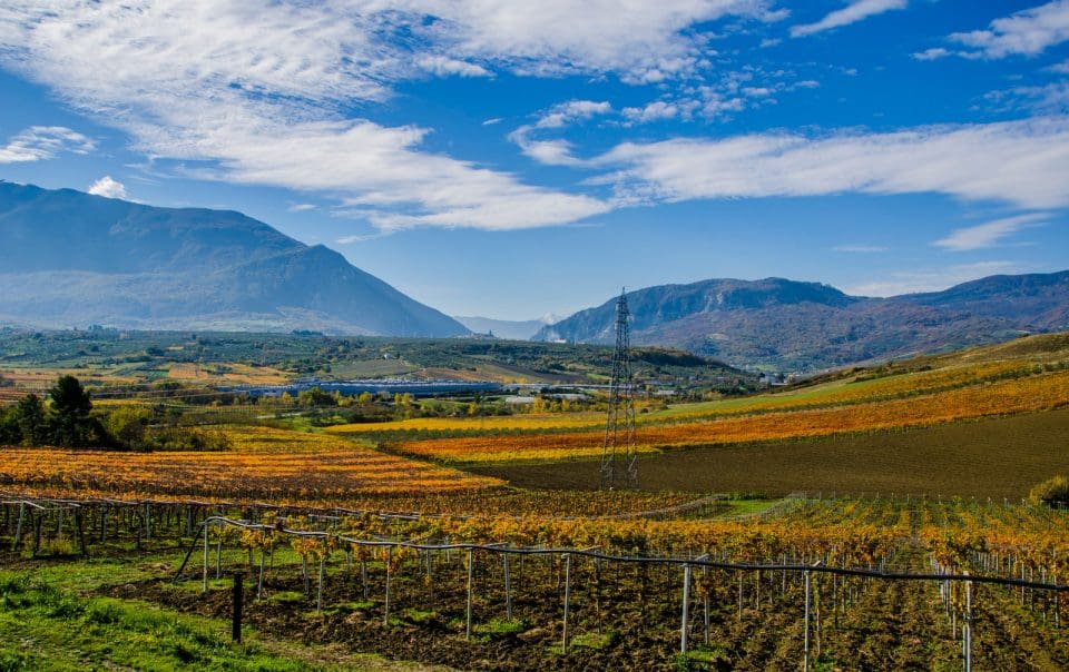The Majella massif, whose highest peak is Monte Amaro (2,793 m).